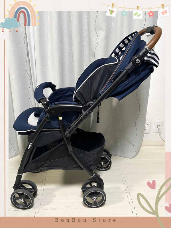Aprica Bitte Cushion navy mới 95%