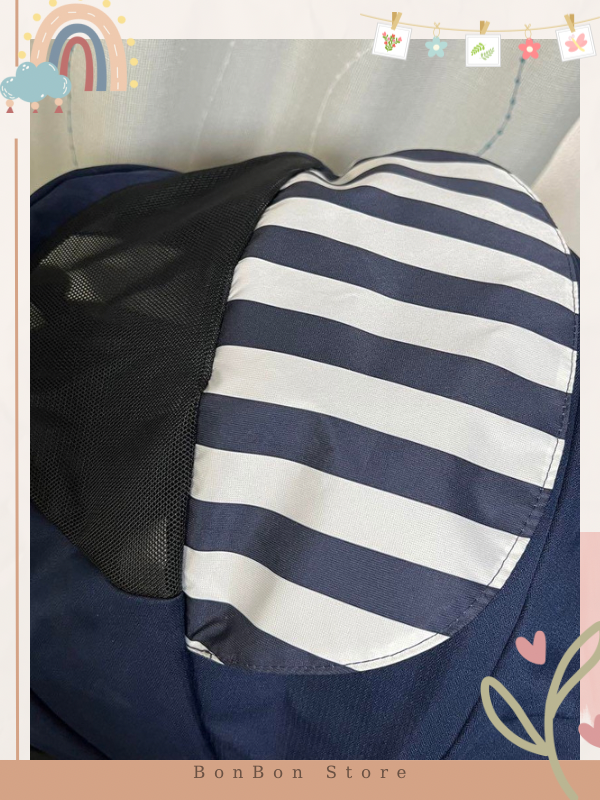 Aprica Bitte Cushion navy mới 95%
