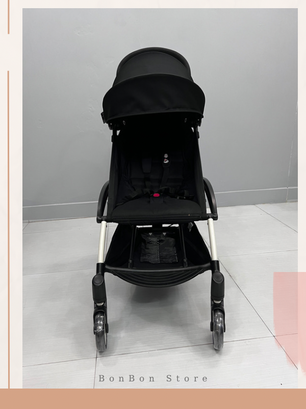 Babyzen Yoyo+ 6+ đen khung trắng mới 95%