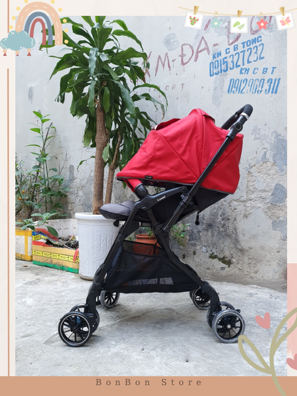 Combi Sugocal Compact đỏ có đệm khí mới 96%