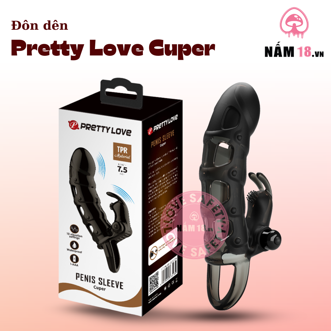 Đôn Dên Pretty Love Cuper Rung Nhánh Đầu Chống Tuột