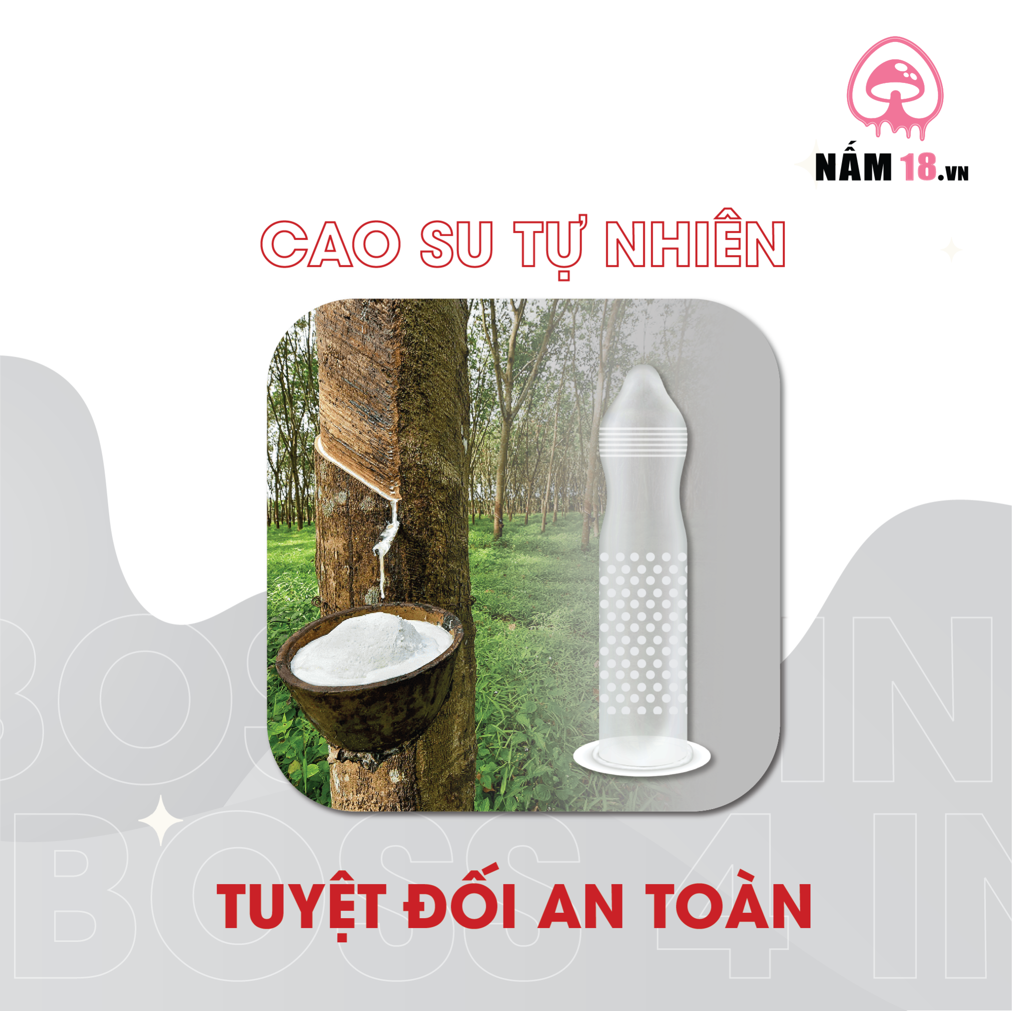Bao Cao Su Kéo Dài Thời Gian, Điểm Nổi Boss 4in1 - Hộp 12 Cái