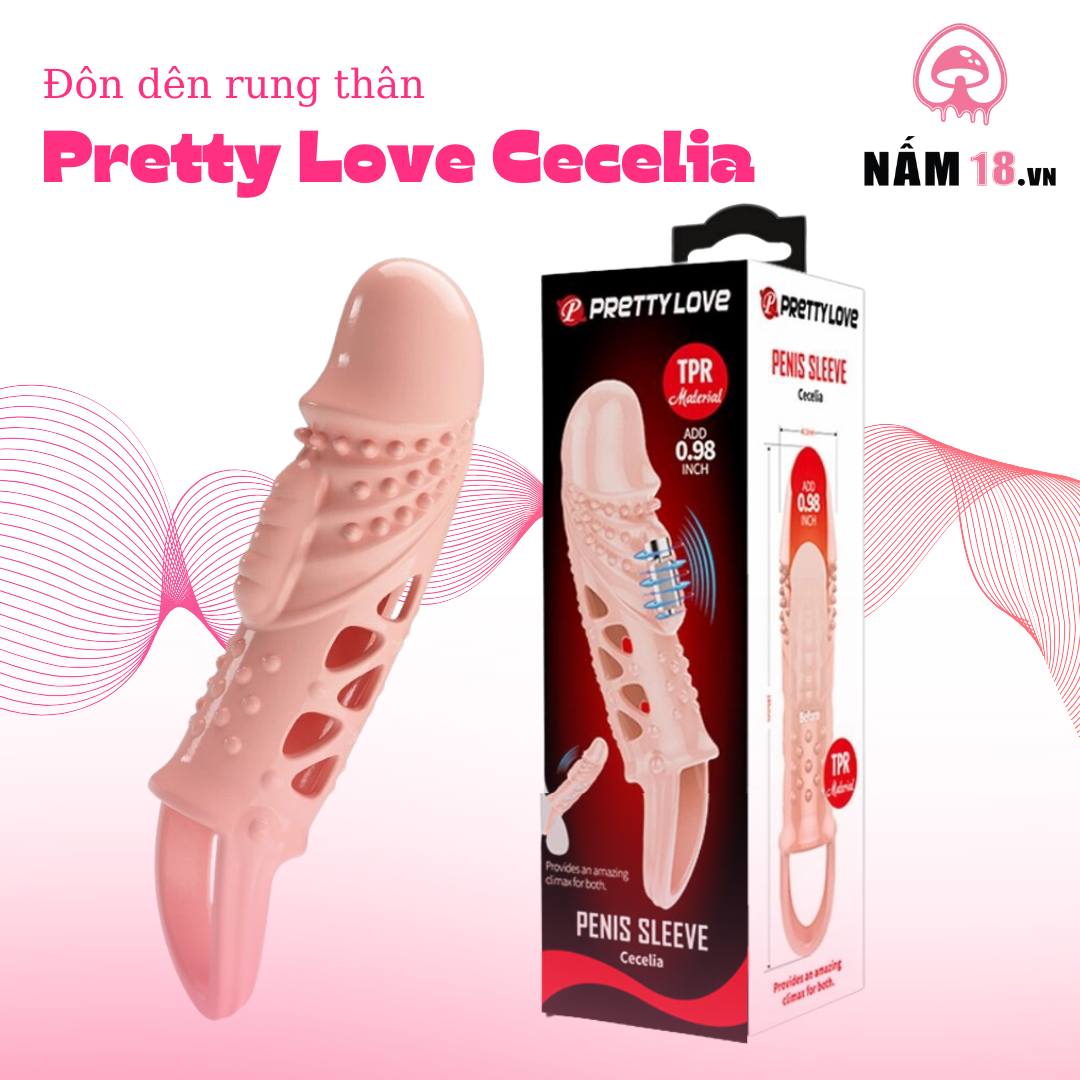 Đôn Dên Pretty Love Cecelia Rung Thân Chống Tuột