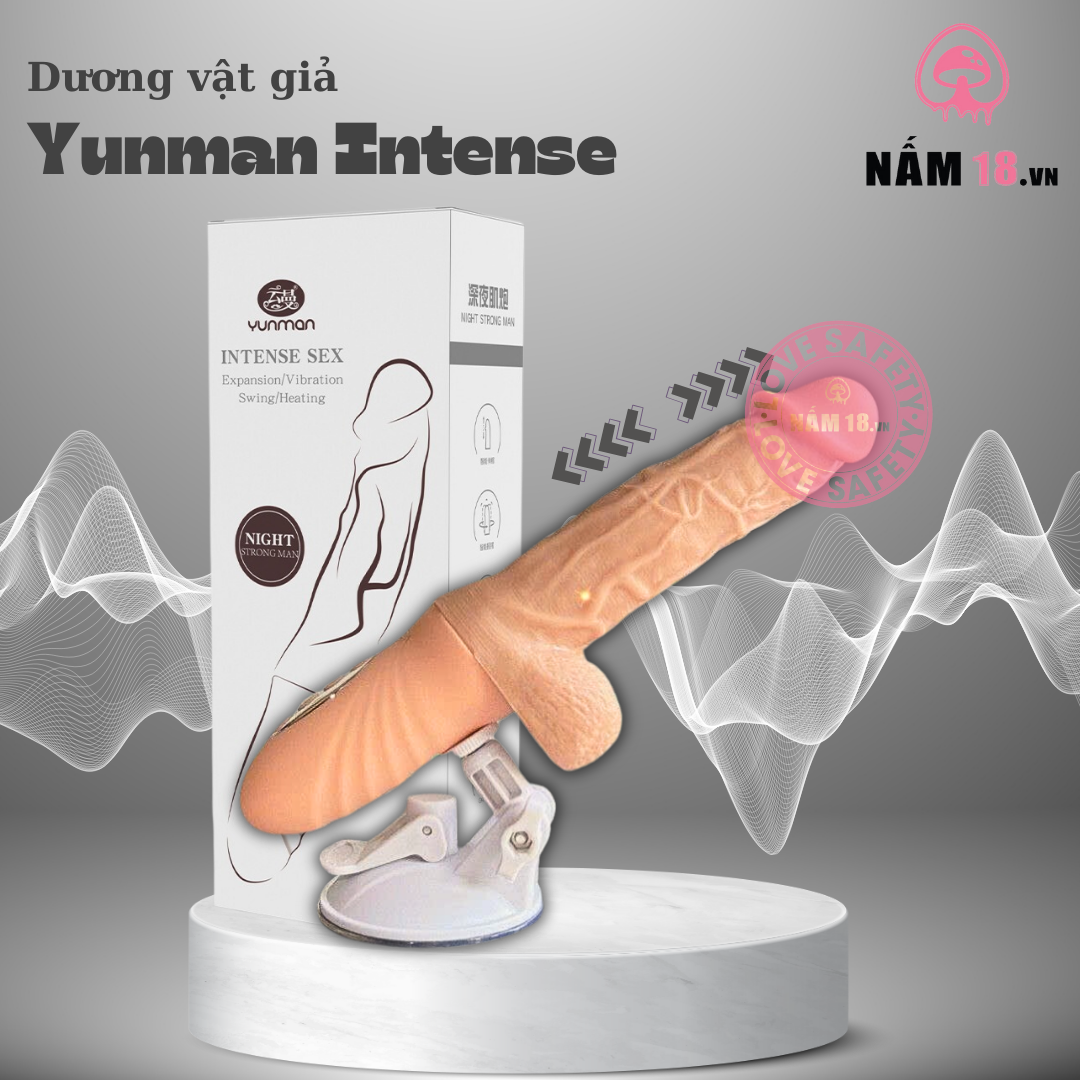Dương Vật Giả Yunman Intense Tỏa Nhiệt 10 Chế Độ Rung Thụt