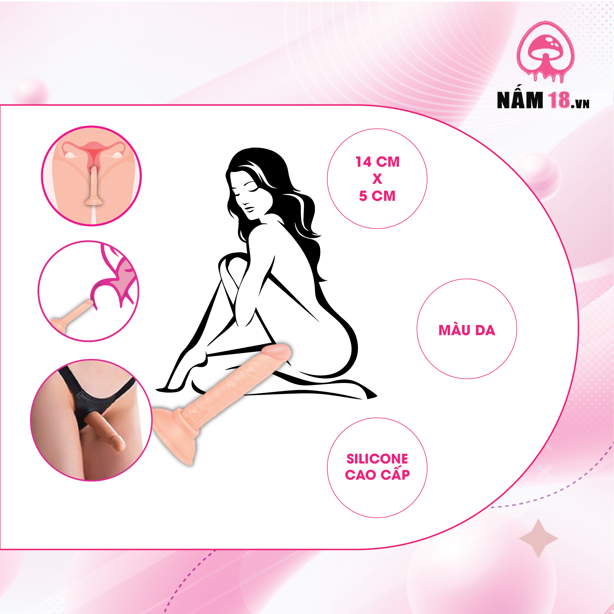 Dương Vật Dính Tường Lovetoy Enduro Blaster Mềm Dẻo 5.0