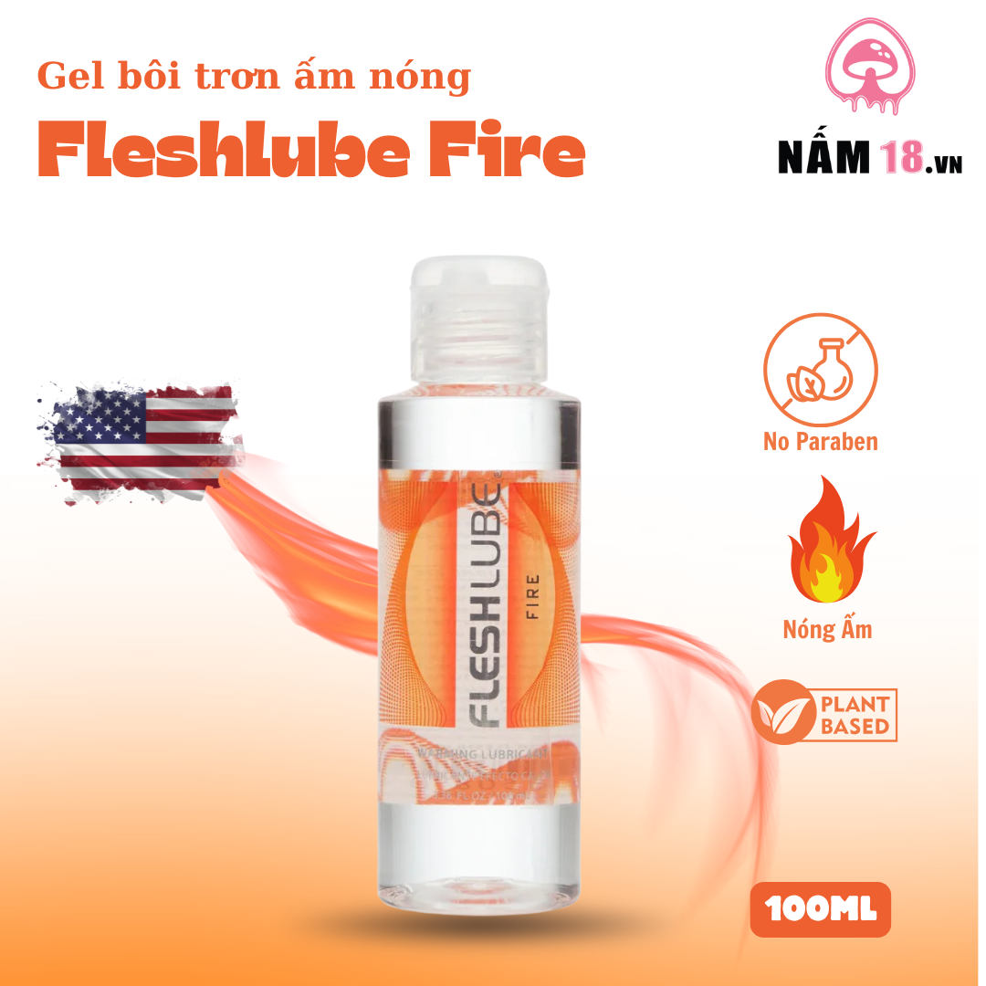 Gel Bôi Trơn Ấm Nóng Fleshlube Fire