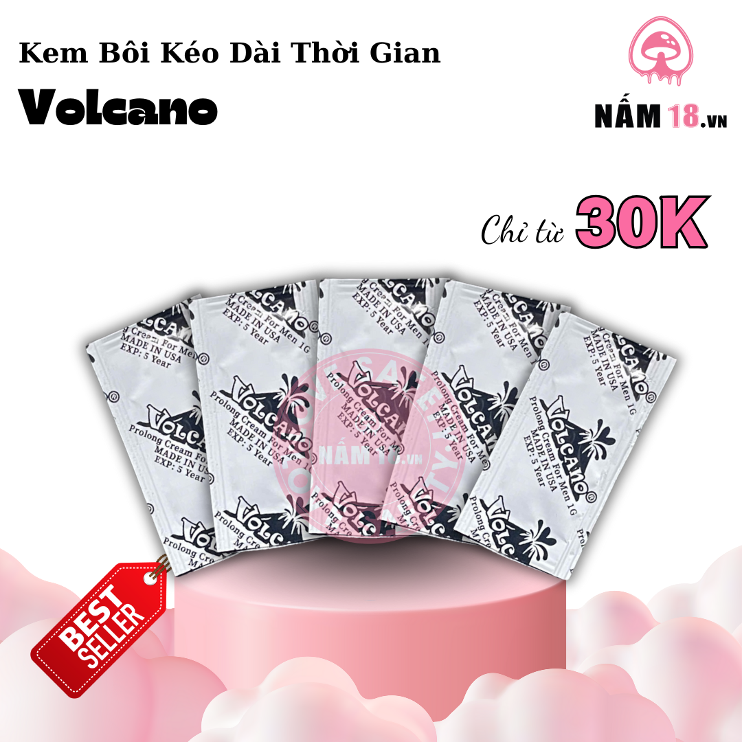 Kem Bôi Kéo Dài Thời Gian Volcano 14% - Tuýp 1gr