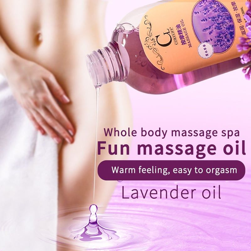 Gel Dầu Massage Body Cokelife Laveder Oil - Chai 130ml