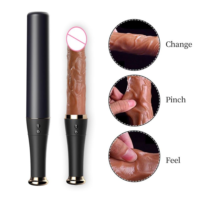 Dương Vật Giả Basebal Baf Tỏa Nhiệt 10 Chế Độ Rung Thụt