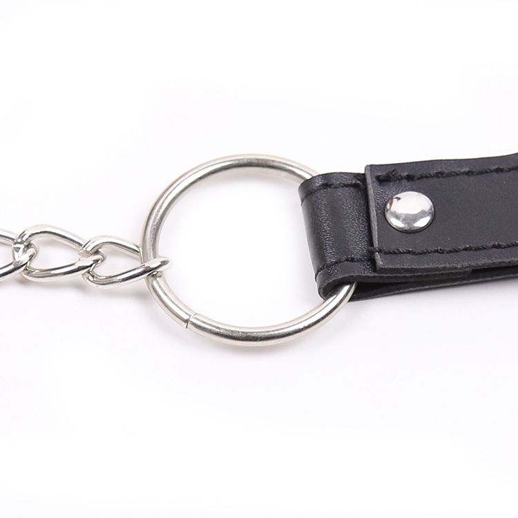 Vòng Cổ Da Cao Cấp Kèm Xích - Đồ Chơi BDSM