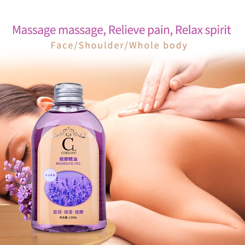 Gel Dầu Massage Body Cokelife Laveder Oil - Chai 130ml