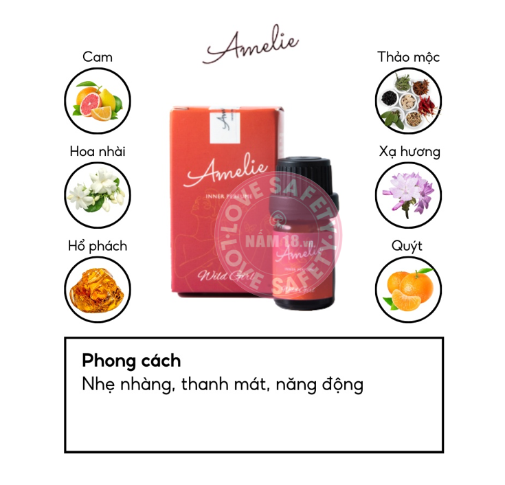 Nước Hoa Vùng Kín Amelia Wild Girl - Chai 5ml