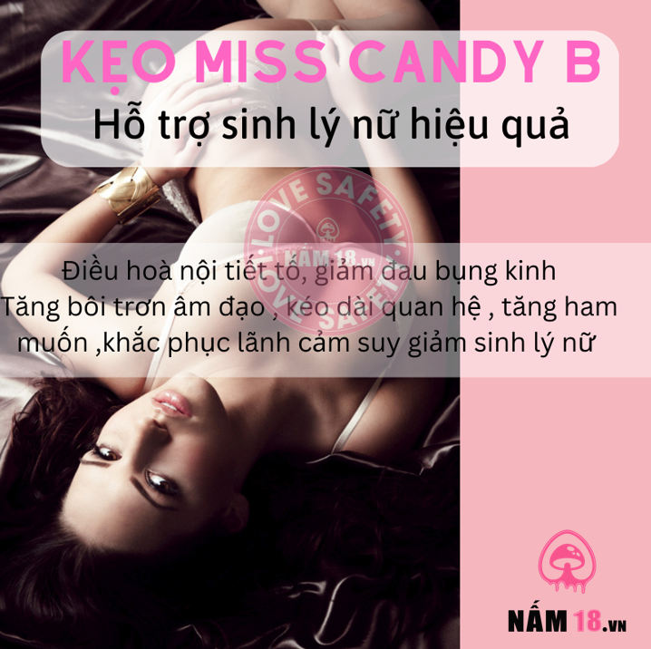 Kẹo Tăng Cường Sinh Lý Nữ Miss Candy B USA