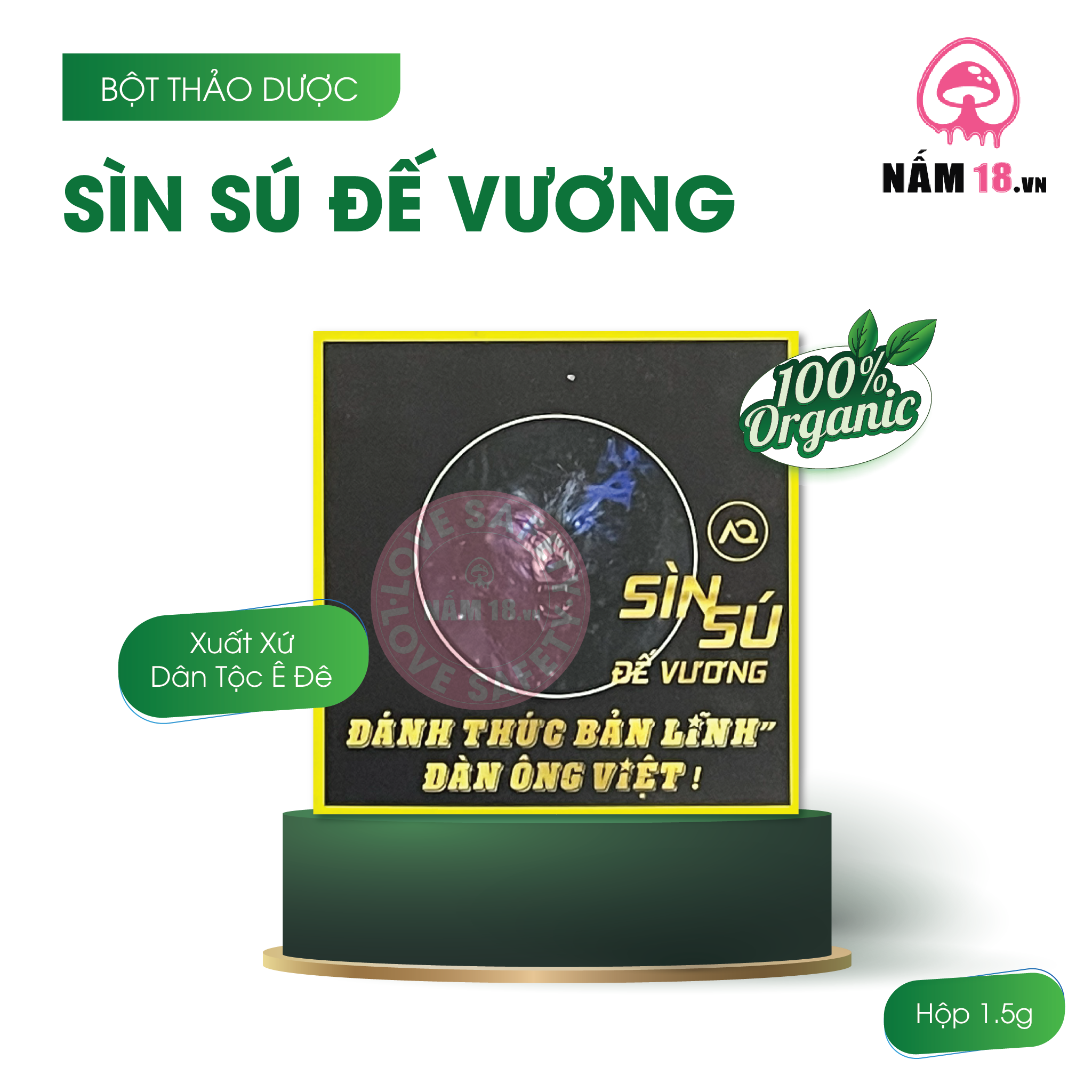 Bột Sìn Sú Đế Vương Nguyên Chất Kéo Dài Thời Gian - Gói 1.5gr