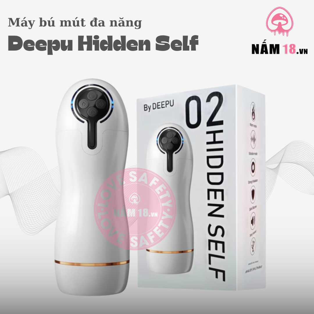 Âm Đạo Giả Deepu Tỏa Nhiệt 12 Chế Độ Rung Bú Có Tiếng Rên