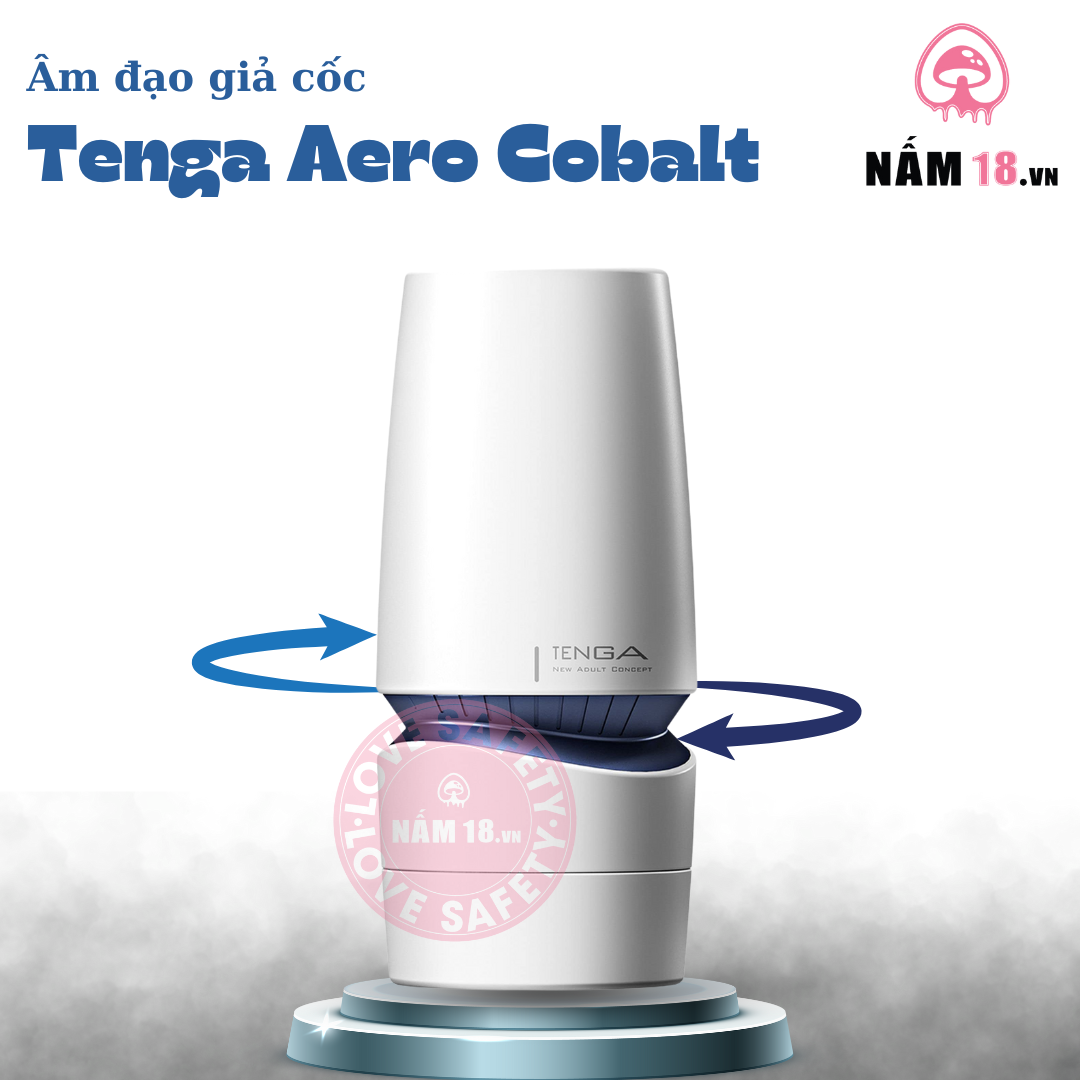 Âm Đạo Giả Cốc Tenga Aero Cobalt