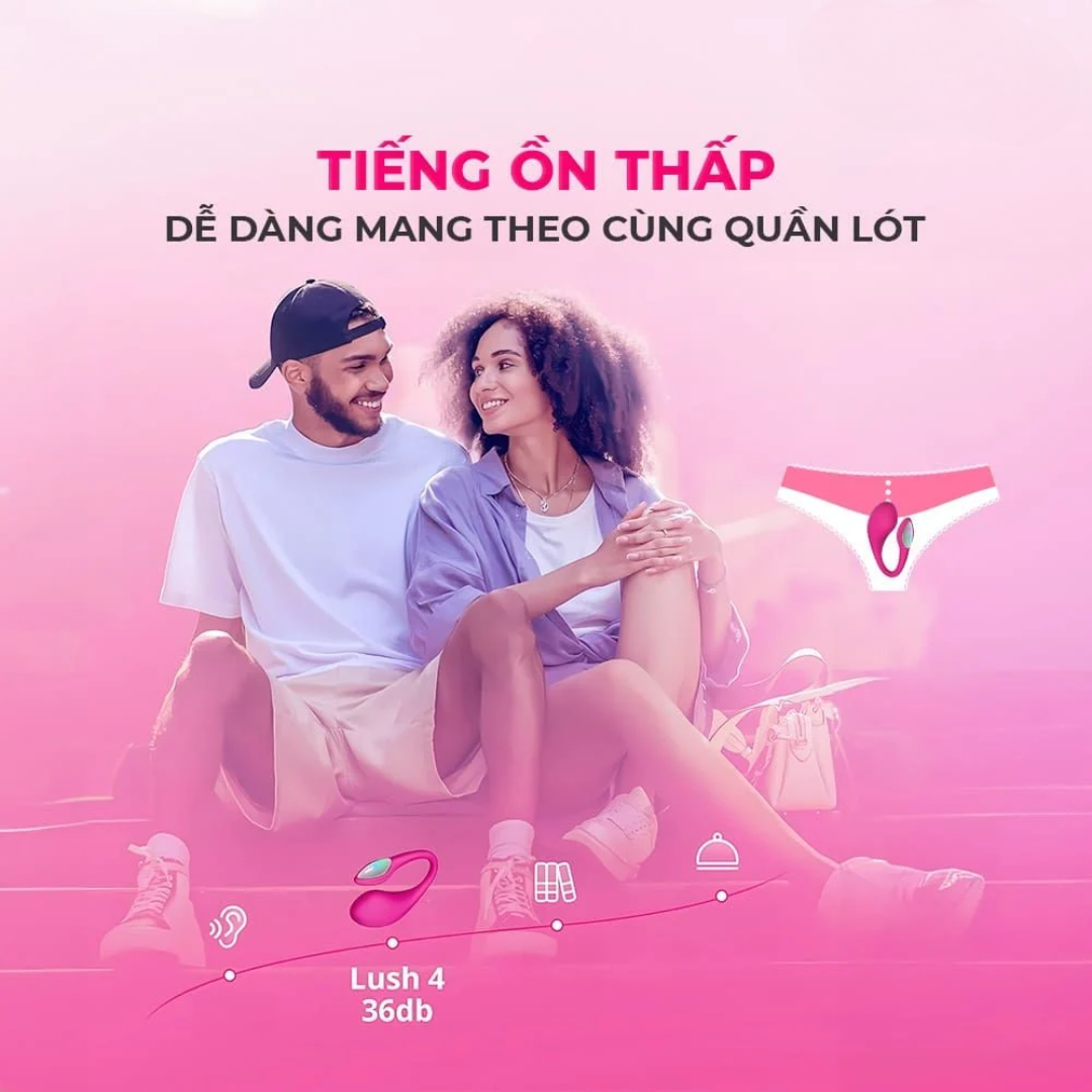 Trứng Rung Lovense Lush 4 Điều Khiển App