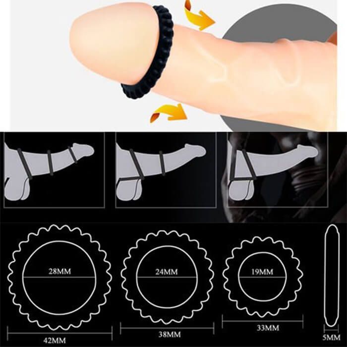 Vòng Đeo Silicone Baile Titan - Hỗ Trợ Kích Thích, Kéo Dài Thời Gian