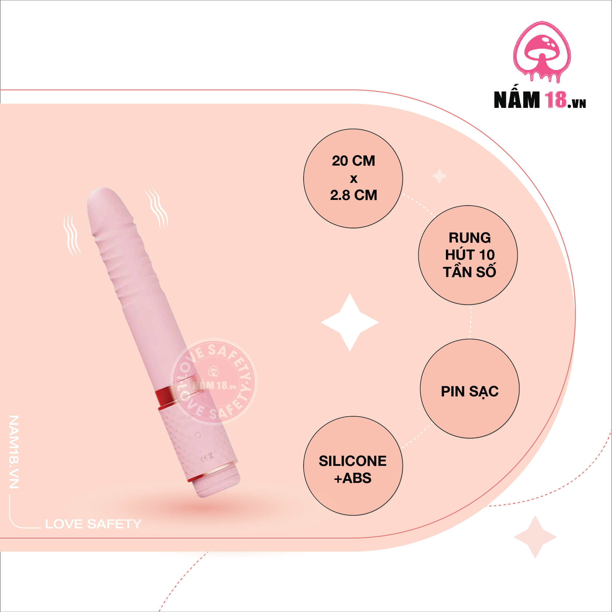 Dương Vật Giả Yeain Stretch Sucking Rung, Thụt Đa Chế Độ