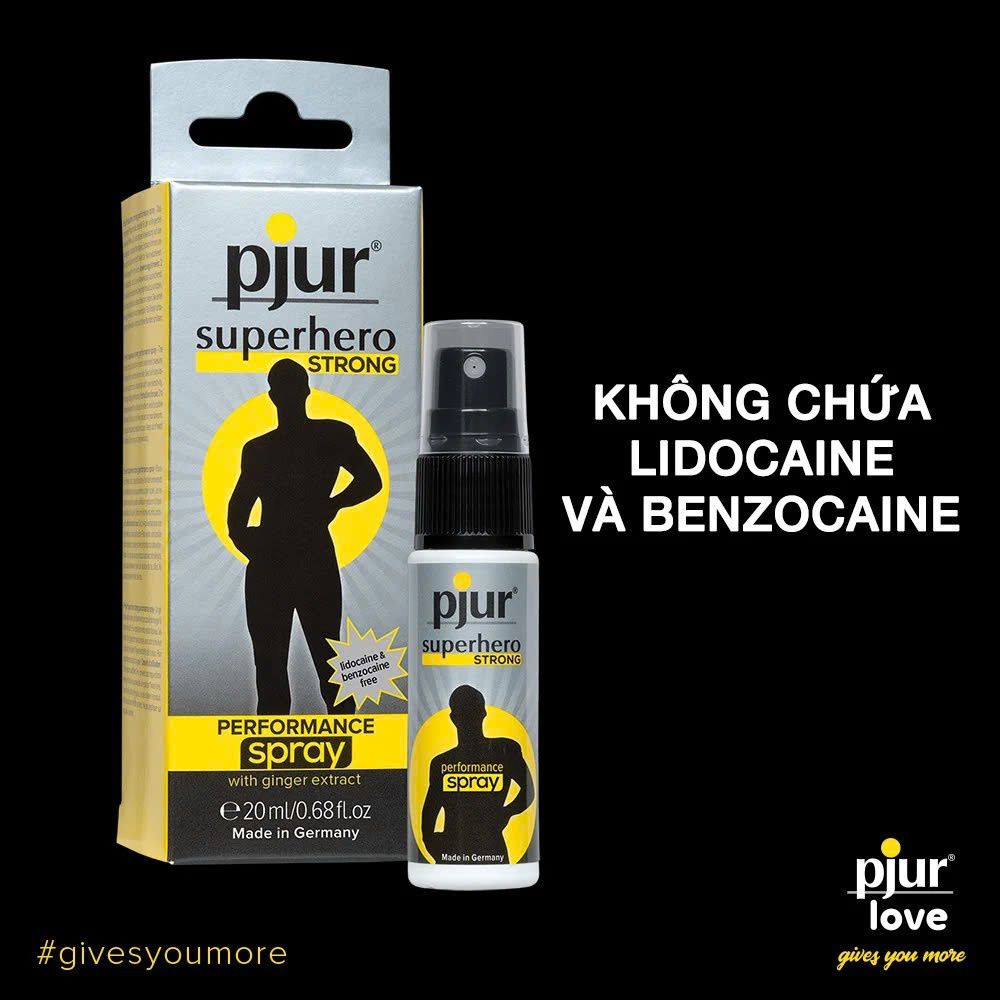 Kem Bôi Kéo Dài Thời Gian Pjur Superhero Serum - Chai 20ml