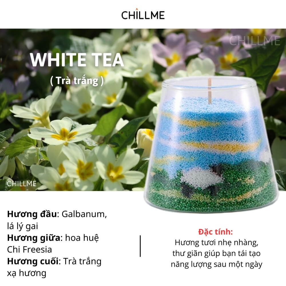 Nến thơm tranh cát Chillme handmade DIY làm quà tặng sinh nhật khử mùi phòng