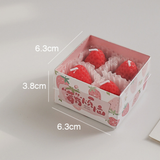 Set nến thơm tealight quả dâu tây Chillme phong cách Hàn Quốc dễ thương làm quà tặng sinh nhật decor trang trí