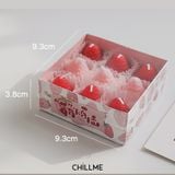 Set nến thơm tealight quả dâu tây Chillme phong cách Hàn Quốc dễ thương làm quà tặng sinh nhật decor trang trí