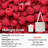 Nến thơm phòng quà tặng candle Chillme thạch cao thơm phòng ngủ decor khử mùi NTC01