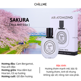  Xịt thơm quần áo Chillme hương nước hoa thơm mát 35ml 