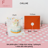 Thiệp 3d chúc mừng hình gấu 3 chiều dễ thương quà tặng ý nghĩa cho người thân ngày lễ kỷ niệm - HK8011