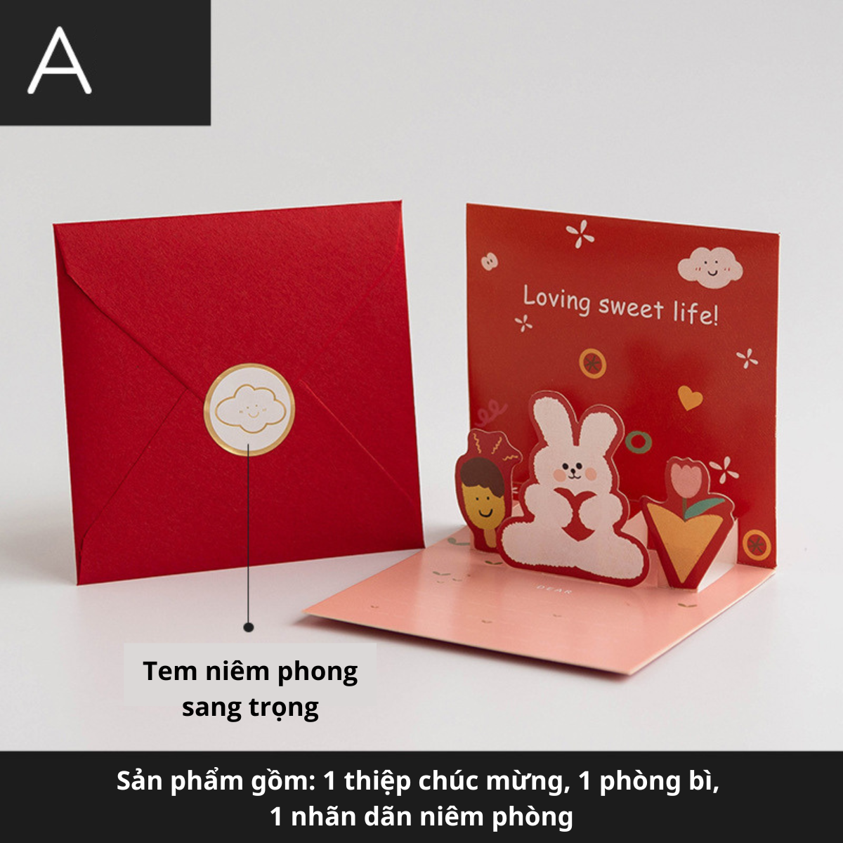 Thiệp chúc mừng 3d cao cấp giáng sinh sinh nhật lễ tình nhân nhiều mẫu đẹp hàn quốc