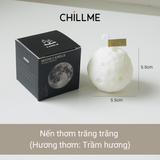  Nến sáp thơm tiểu hành tinh hình mặt trăng Chillme handmade làm quà tặng trang trí thư giãn 