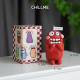  Nến Thơm phòng Mud Man Monster dễ thương cute Chillme làm quà tặng trang trí độc đáo 