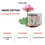  Nến thơm phòng candles Chillme 652g quà tặng trang trí không khói thư giãn 