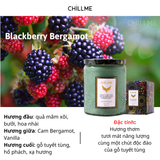  Nến thơm phòng tinh dầu chillme  Luxury 400g organic không khói dễ ngủ trang trí - LXR 