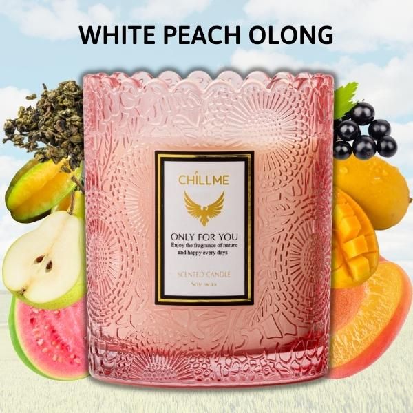  Nến Classic White Peach Olong 