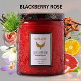 Nến Luxury Blackberry Rose & Oud