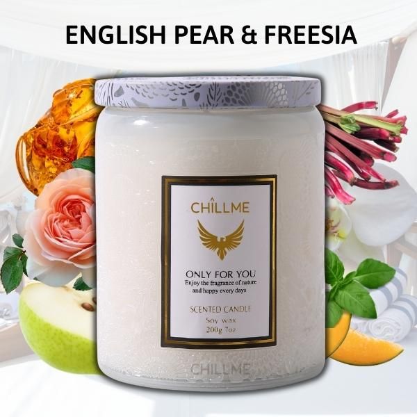  Nến Luxury English Pear & Freesia 