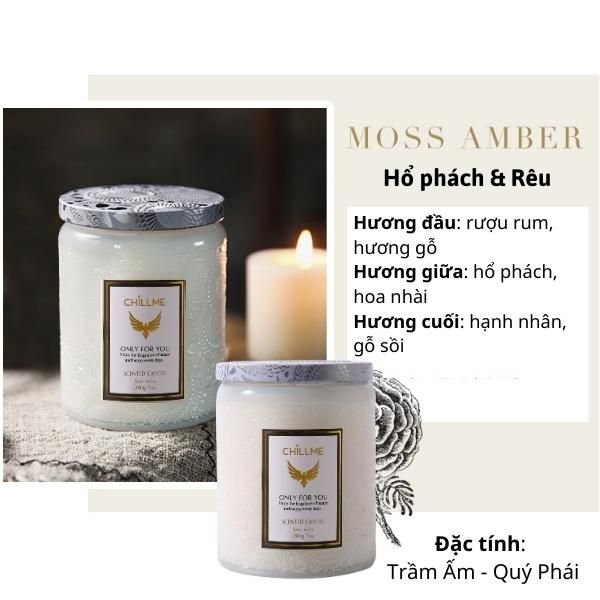 Nến Luxury Moss Amber