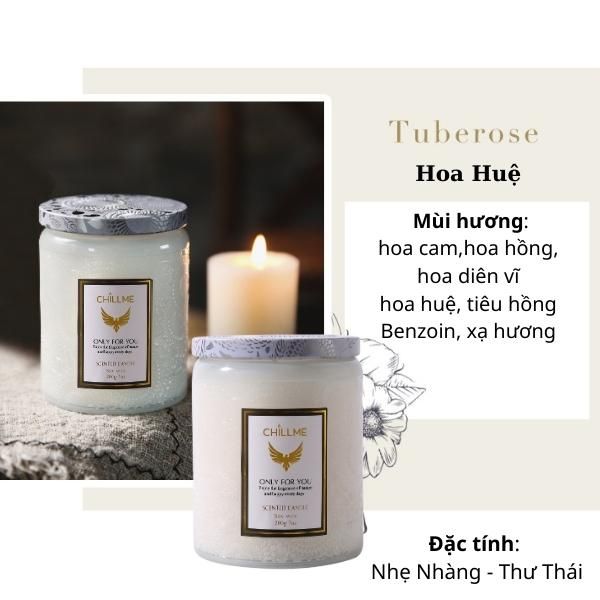  Nến Luxury Tuberose 