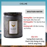  Nến thơm phòng tinh dầu chillme  Luxury 400g organic không khói dễ ngủ trang trí - LXR 