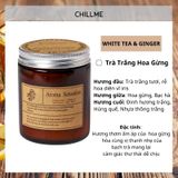  Nến thơm tinh dầu thiên nhiên chillme không khói thơm phòng ngủ an toàn decor đẹp mắt thư giãn Aroma 