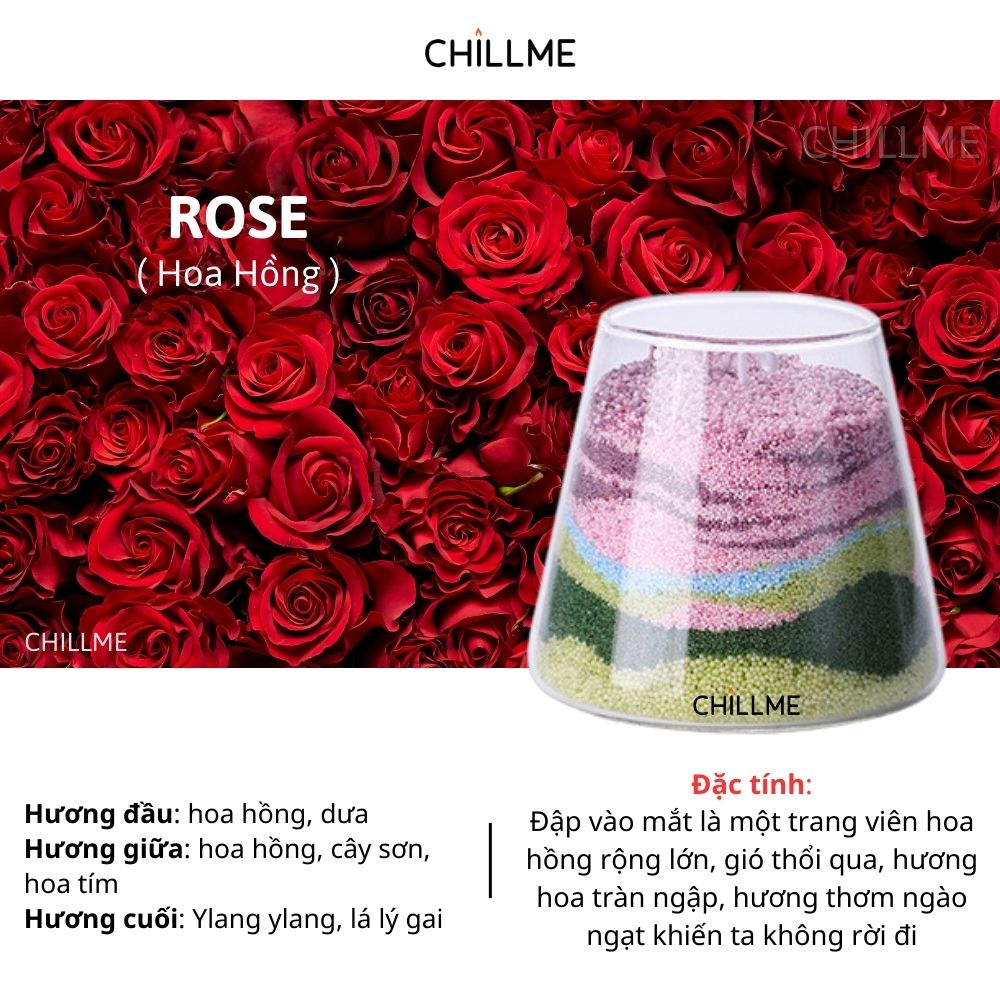  Nến thơm tranh cát Chillme handmade DIY làm quà tặng sinh nhật khử mùi phòng 