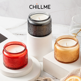  Nến thơm phòng tinh dầu size S Chillme khử mùi sáp đậu nành candles dễ ngủ thư giãn không khói sang trọng 