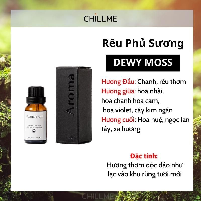  Tinh dầu nguyên chất Chillme 15ml sử dụng cho máy xông khuyếch tán tinh dầu dễ chịu 