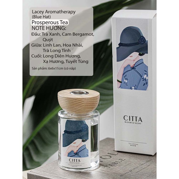  Tinh dầu thơm phòng 120ml thiên nhiên Citta khử mùi và làm mát không khí giúp thư giãn trang trí phòng ngủ 