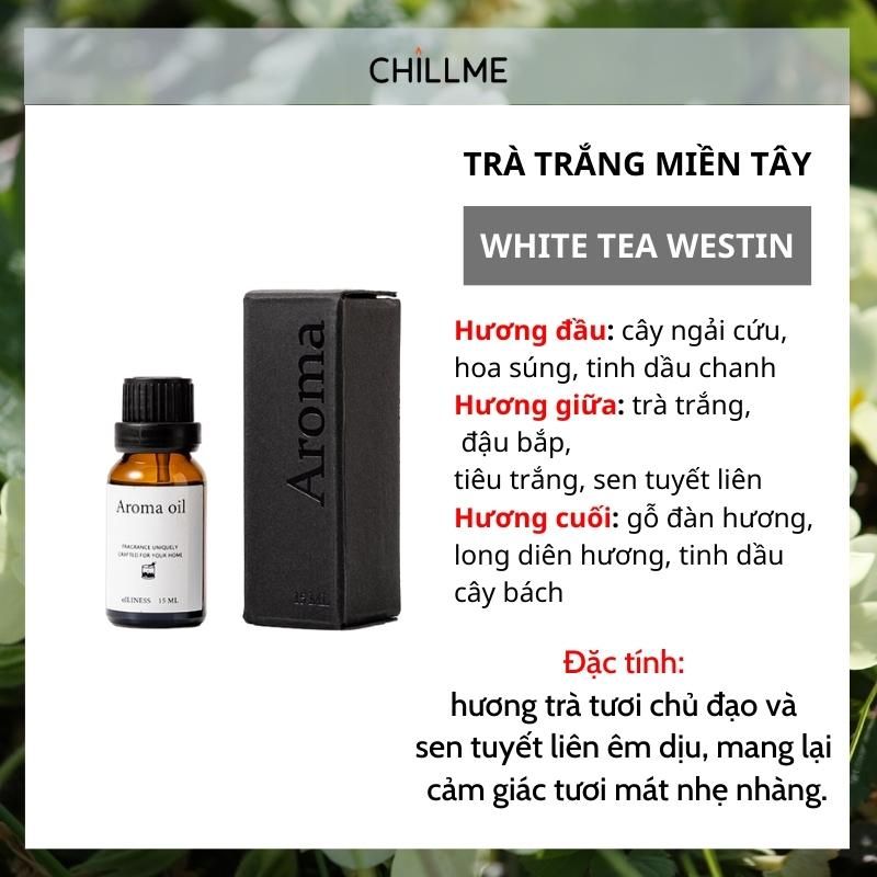 Tinh dầu nguyên chất Chillme 15ml sử dụng cho máy xông khuyếch tán tinh dầu dễ chịu