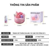  Nến thơm xương rồng tranh cát Chillme DIY handmade khử mùi làm quà tặng cưới sinh nhật decor 