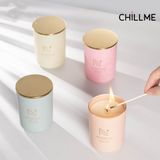 Nến thơm phòng ngủ quà tặng Chillme khử mùi candles thư giãn không khói cao cấp sang trọng - HEART