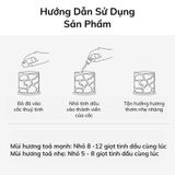  Bộ khuếch tán tinh dầu thơm phòng Chillme đá thạch anh làm quà tặng trang trí decor sang trọng 